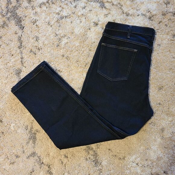 NWT Wrangler mens Big & Tall regular fit extremely darkwash jeans - Picture 8 of 10